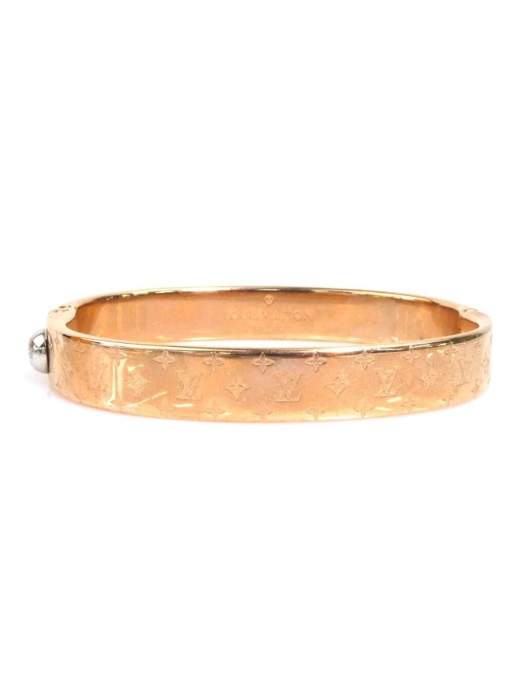 Louis Vuitton Bangle Bracelet Calfskin Nanogram